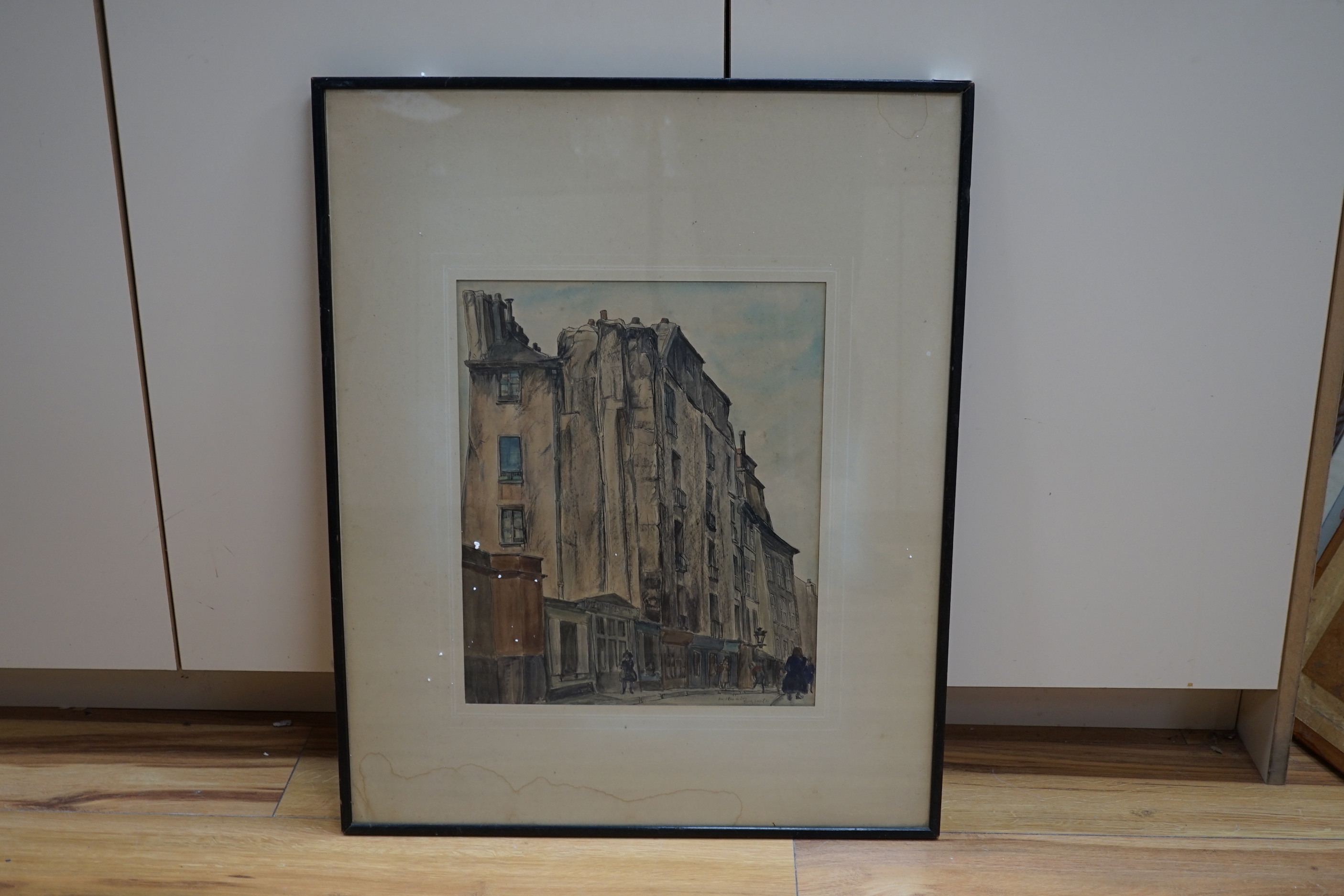 Edgar Rowley Smart (1887-1934) ink and watercolour, Rue, L'Epee le Bois, signed and inscribed, 36cm x 29cm